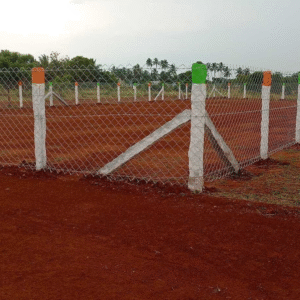 MEE Fencing Contractors - GI Chainlink Fencing - GI Barbed Wire Fencing - Green PVC Coated Chainlink Fencing - Ready Made Compound Wall - Good Quality - Lowest Price - Best Service All over Tamil Nadu & Puducherry - 90423 49630