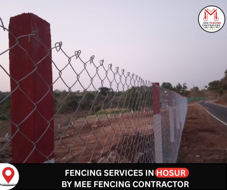 MEE Fencing Contractors - GI Chainlink Fencing - GI Barbed Wire Fencing - Green PVC Coated Chainlink Fencing - Ready Made Compound Wall - Good Quality - Lowest Price - Best Service All over Tamil Nadu & Puducherry